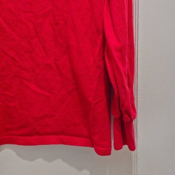 San Francisco 49ers Authentic NFL Team Apparel Red LS Size Medium - Picture 7 of 10